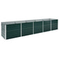 Arriate de acero galvanizado gris 400x80x45 cm