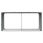 Casetilla para leña acero galvanizado antracita 330x92x153 cm