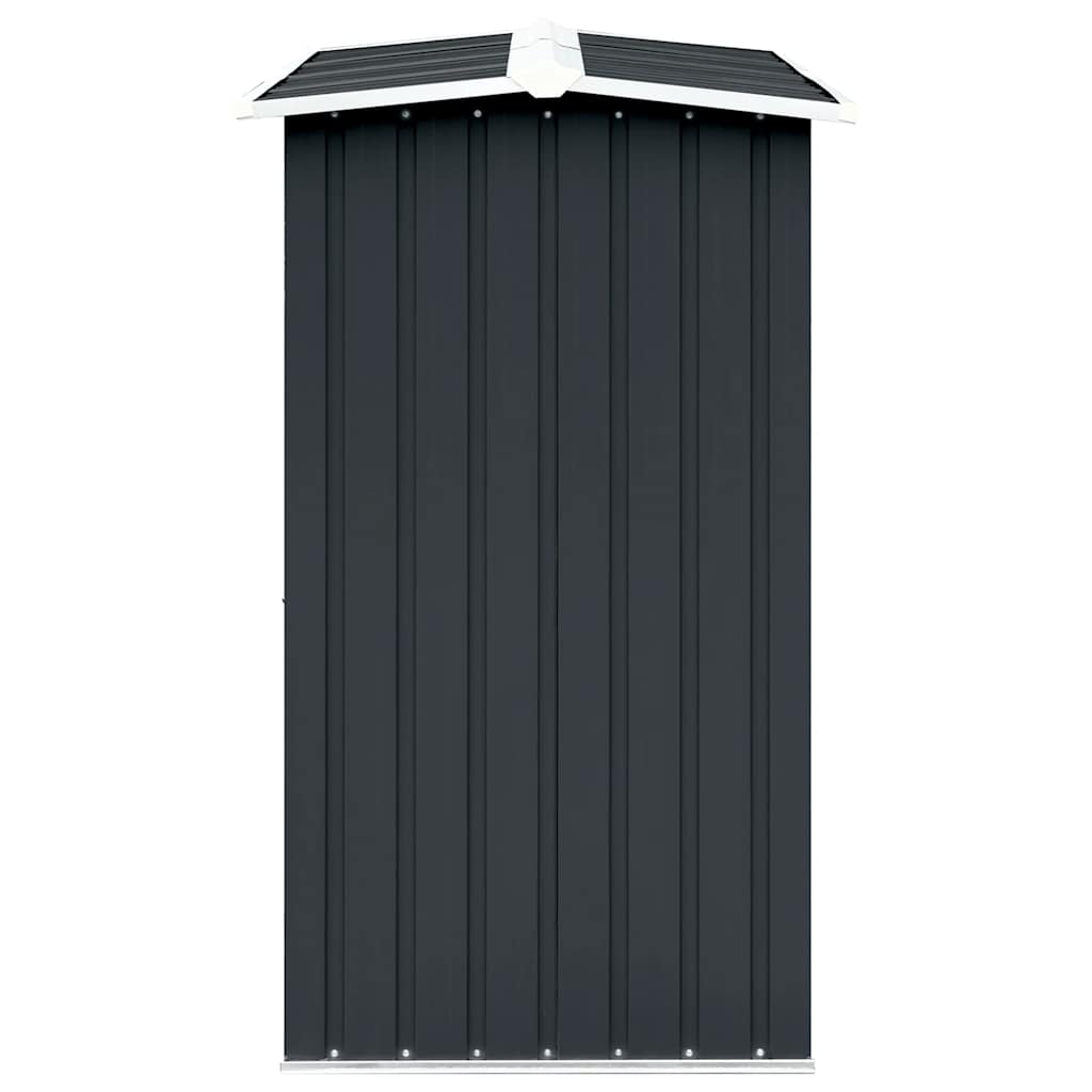 Casetilla para leña acero galvanizado antracita 330x92x153 cm