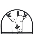 Estante para macetas 3 niveles hierro negro 52x28x128 cm