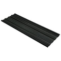 Panel de techo 12 pcs Antracita 129 x 45 cm Acero galvanizado