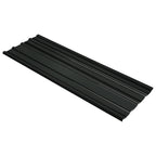 Panel de techo 12 pcs Antracita 129 x 45 cm Acero galvanizado