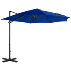Sombrilla de jardín voladiza con palo de acero arena 250x250 cm