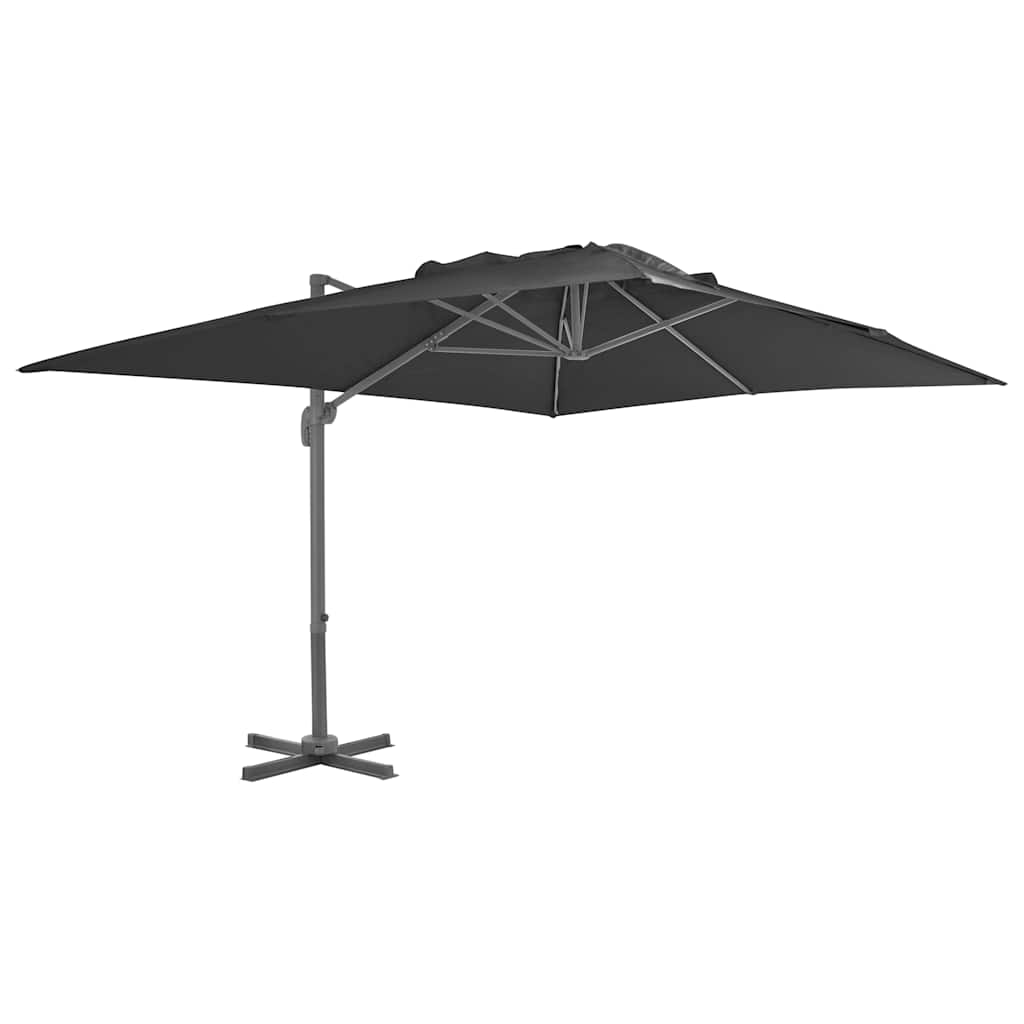 Cantilever Garden Parasol with Aluminum Pole 300x300 cm Sand