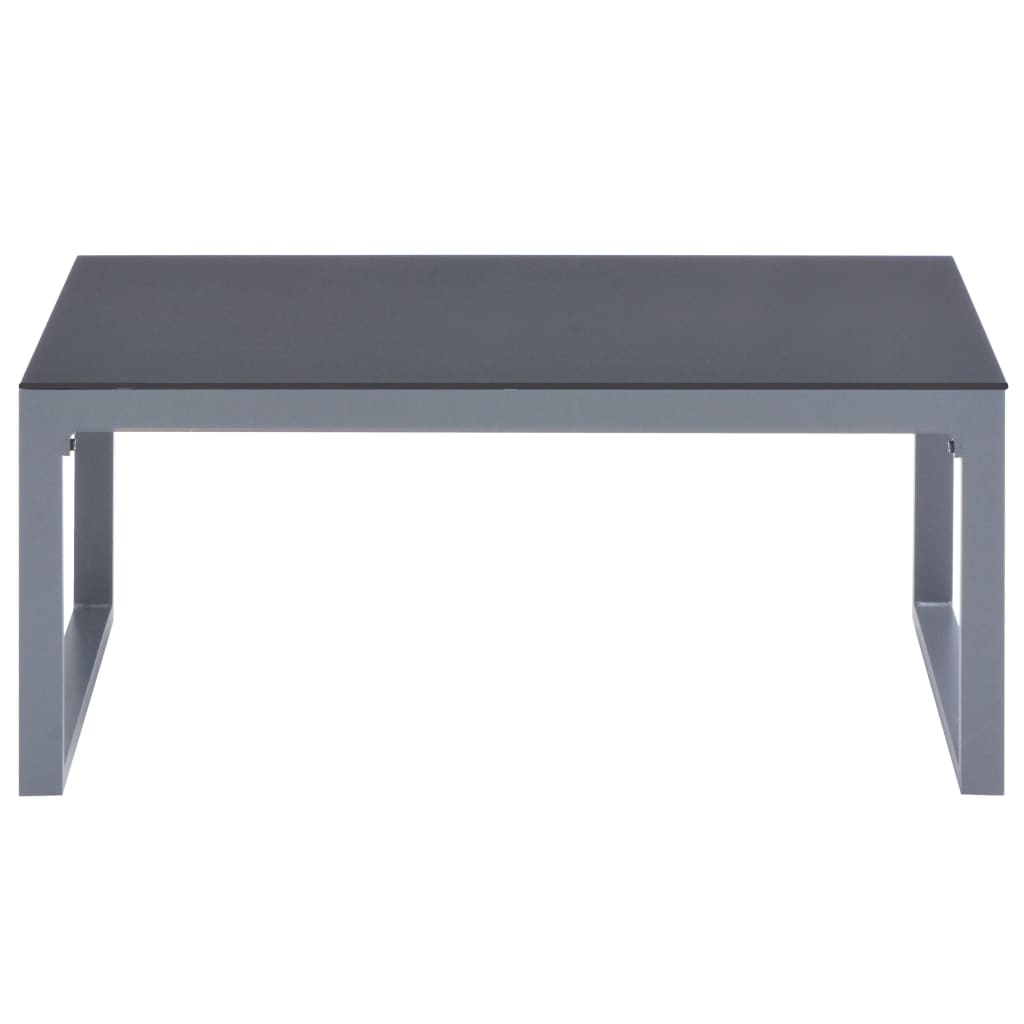 Mesa de centro de aluminio 90x50x40 cm
