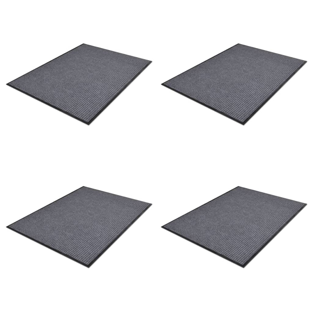 Felpudo gris 117x220 cm PVC