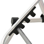 Tumbona senior extra alta plegable aluminio azul