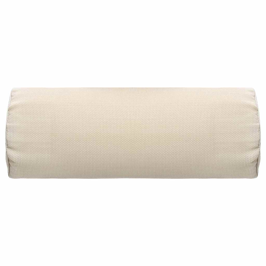 Reposacabezas de silla de jardín textilene crema 40x7,5x15 cm