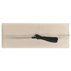 Reposacabezas de silla de jardín textilene crema 40x7,5x15 cm