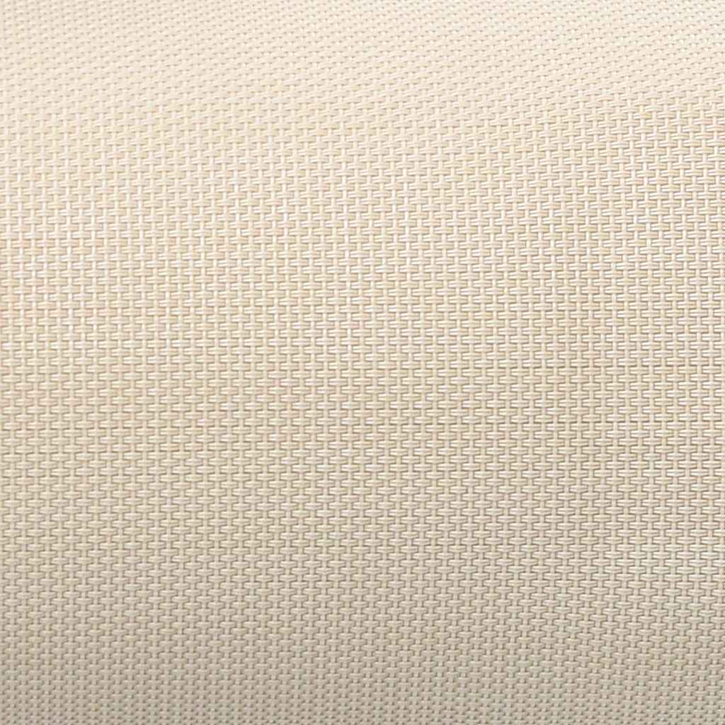 Reposacabezas de silla de jardín textilene crema 40x7,5x15 cm