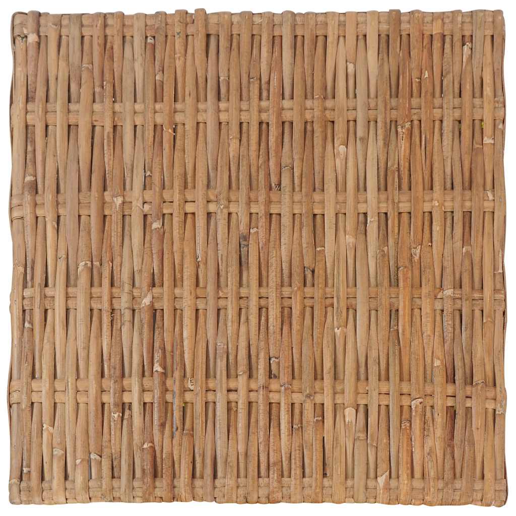 Reposapiés con cojín ratán natural