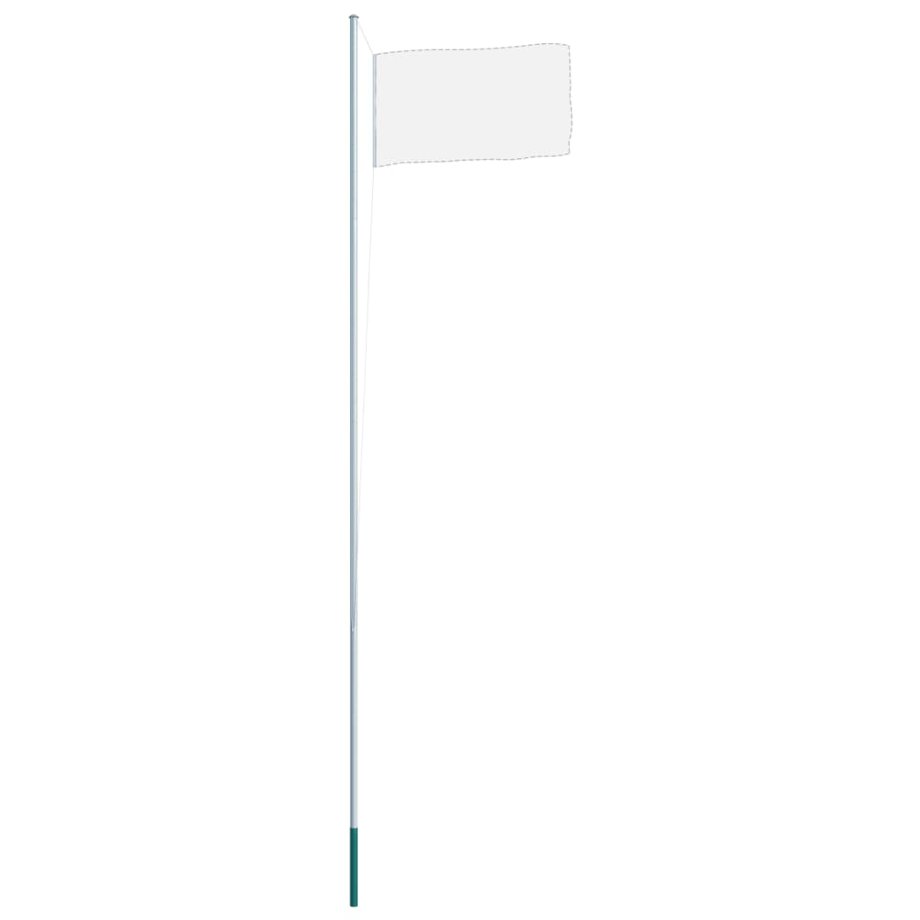 Asta de bandera seccional de aluminio 6,2 m