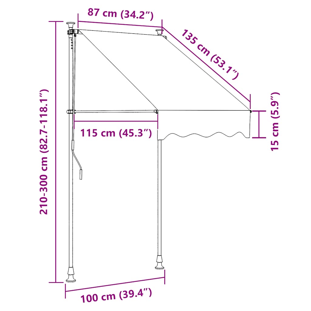 | Toldos para ventanas | Crema