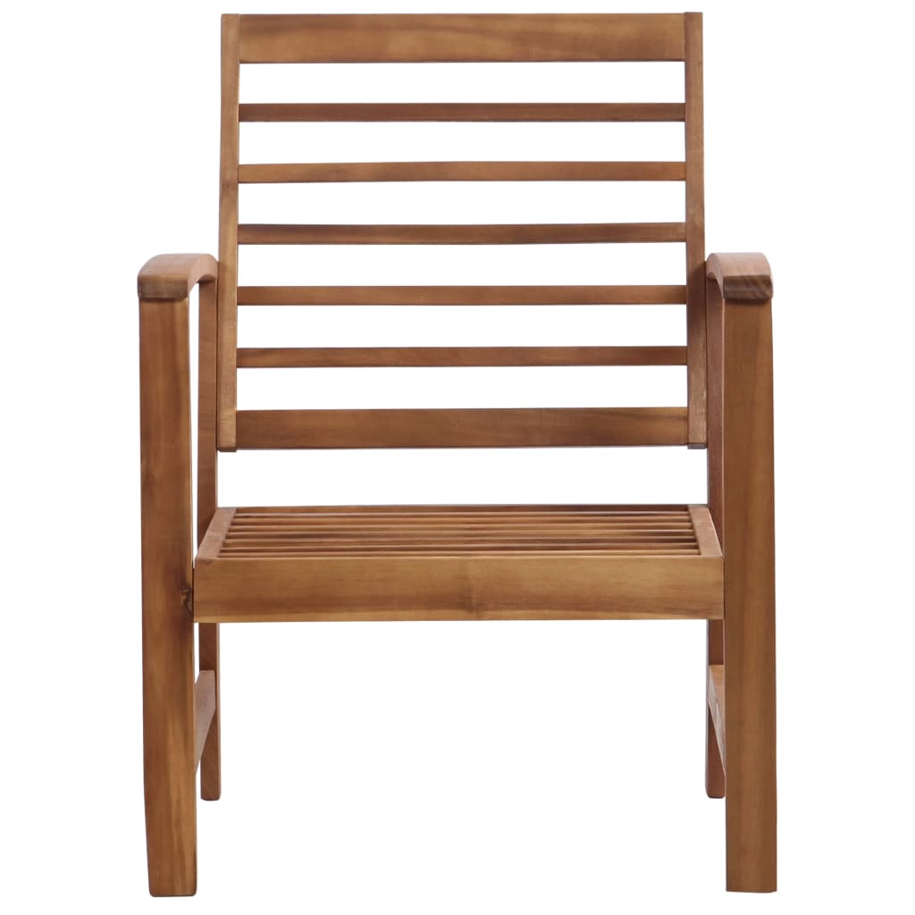 Juego de muebles de jardín 4 piezas madera maciza de acacia
