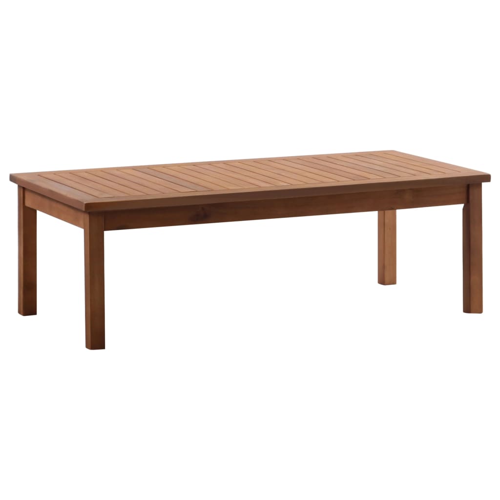 Juego de muebles de jardín 4 piezas madera maciza de acacia