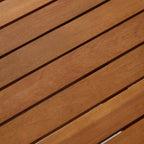 Juego de muebles de jardín 4 piezas madera maciza de acacia