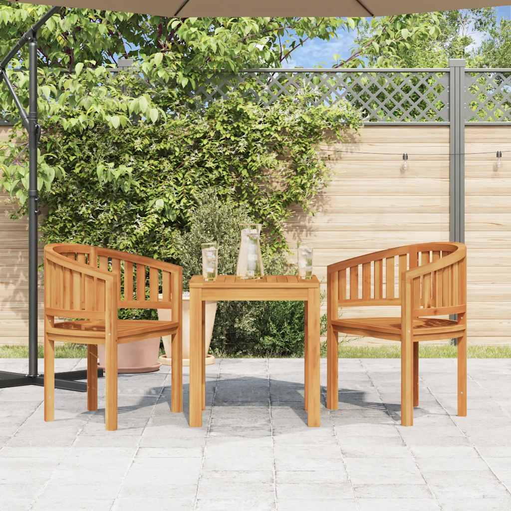 Silla banana de madera maciza de teca
