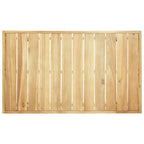Mesa de centro de madera maciza de acacia 100x60x25 cm