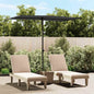 Azure blue 2x1.5 m aluminum pole garden umbrella