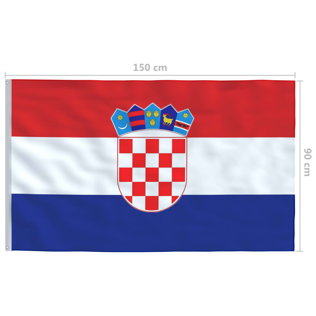 Flag of Croatia 90x150 cm