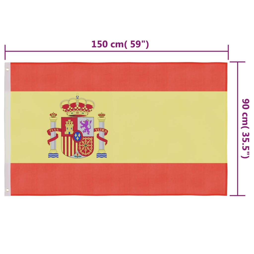 Bandera de España 90x150 cm