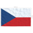 Bandera de República Checa 90x150 cm