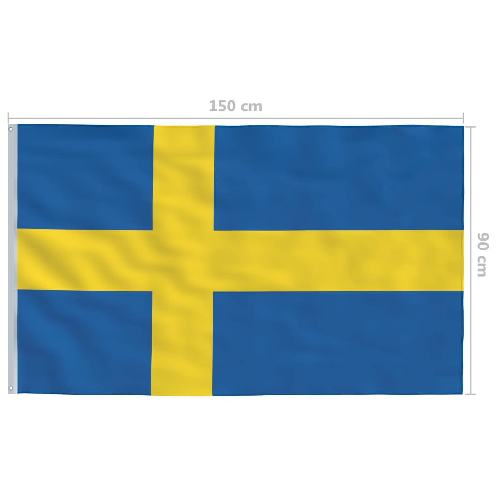 Bandera de Suecia 90x150 cm