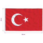 Bandera de Turquía 90x150 cm