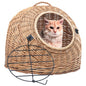 Transportín para gatos sauce natural 50x42x40 cm