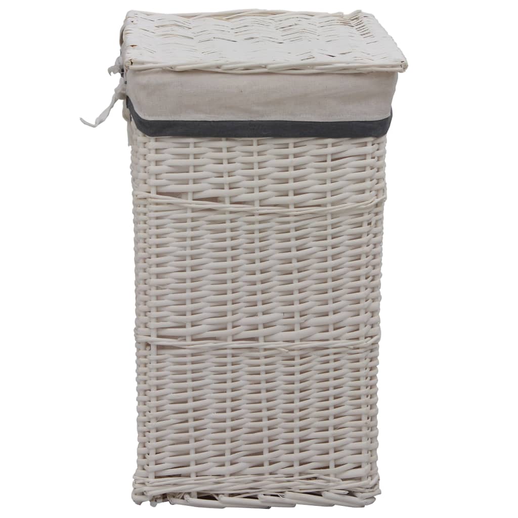 Cesto de la ropa sucia de sauce blanco