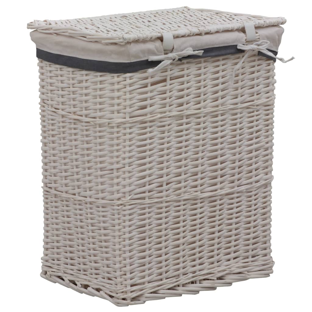 Cesto de la ropa sucia de sauce blanco