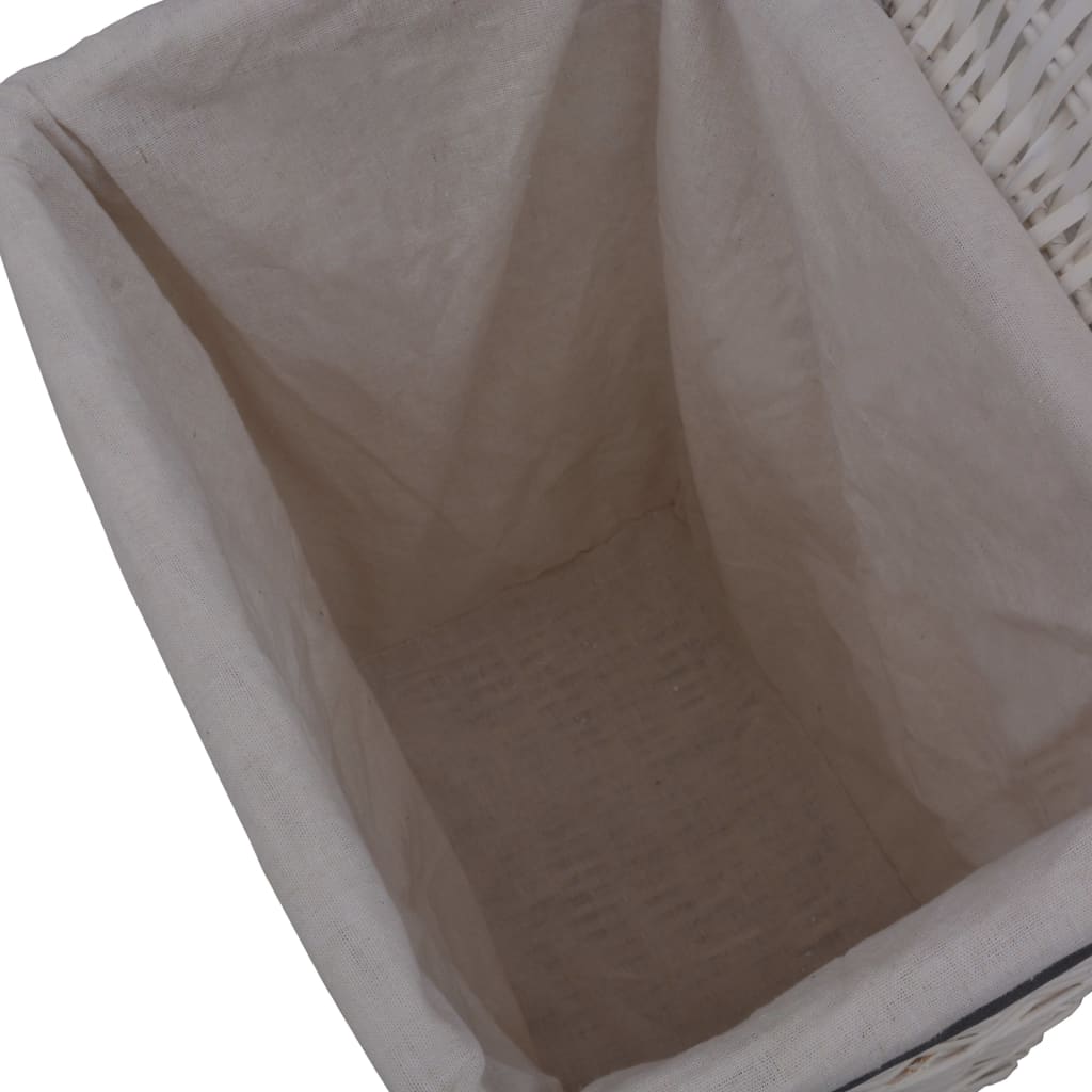 Cesto de la ropa sucia de sauce blanco