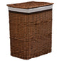 White willow laundry basket
