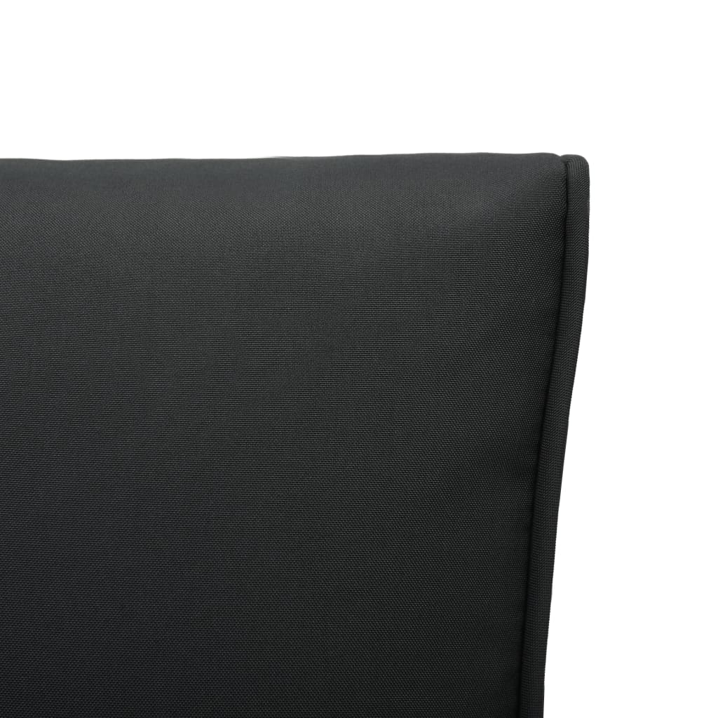 Set de muebles de jardín 5 pzas y cojines ratán sintético gris