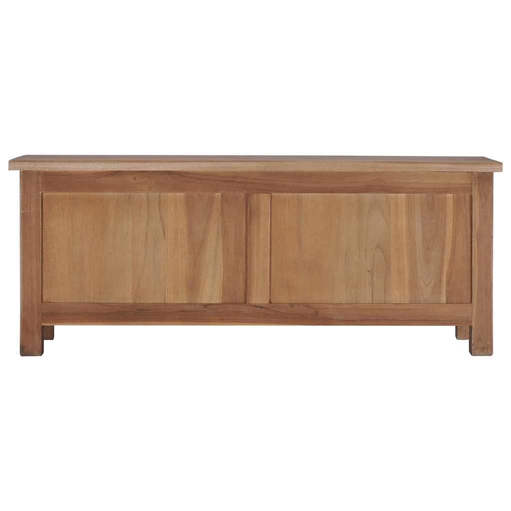 Mueble para TV de madera maciza de teca 90x30x35 cm
