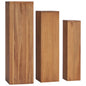 Plant stands 3 pieces solid teak wood
