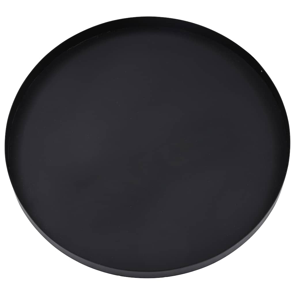 Brasero de jardín con parrila BBQ acero inoxidable 47,5 cm