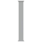 Toldo lateral retráctil de jardín azul 100x300 cm