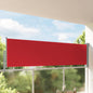 Toldo lateral retráctil de jardín azul 100x300 cm