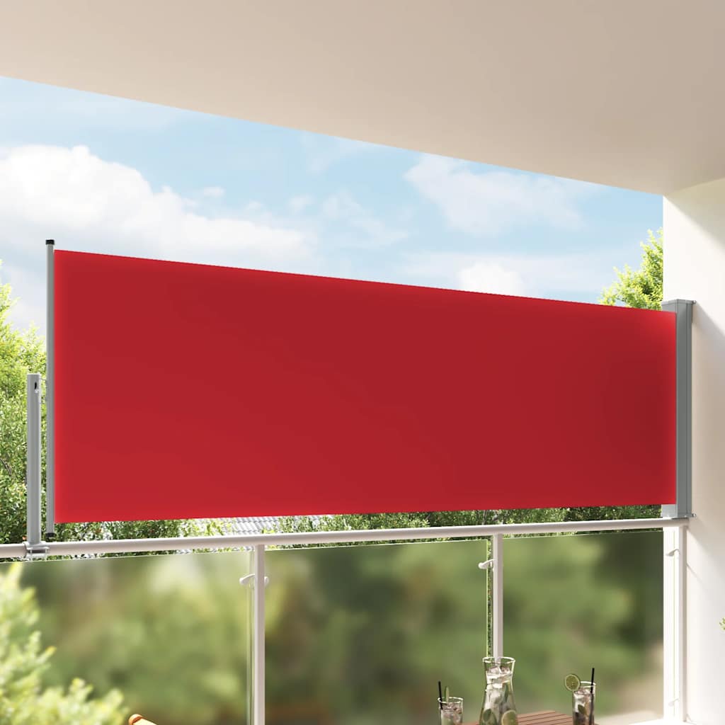 Blue Retractable Garden Side Awning 100x300 cm