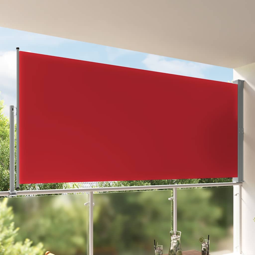 Blue Retractable Garden Side Awning 100x300 cm