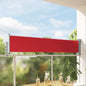 Toldo lateral retráctil de jardín azul 100x300 cm
