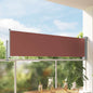 Toldo lateral retráctil de jardín azul 100x300 cm