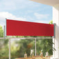 Toldo lateral retráctil de jardín azul 100x300 cm