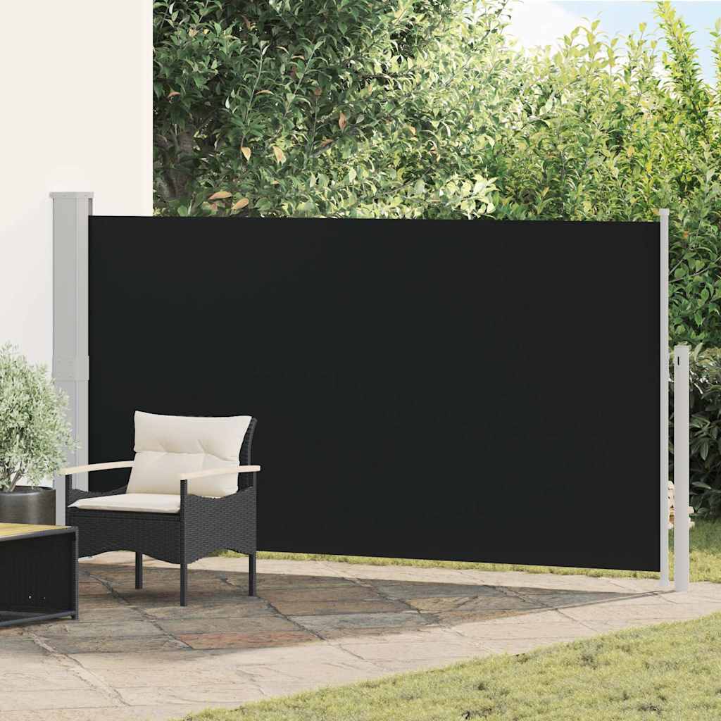 Blue Retractable Garden Side Awning 100x300 cm