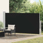 Toldo lateral retráctil de jardín azul 100x300 cm