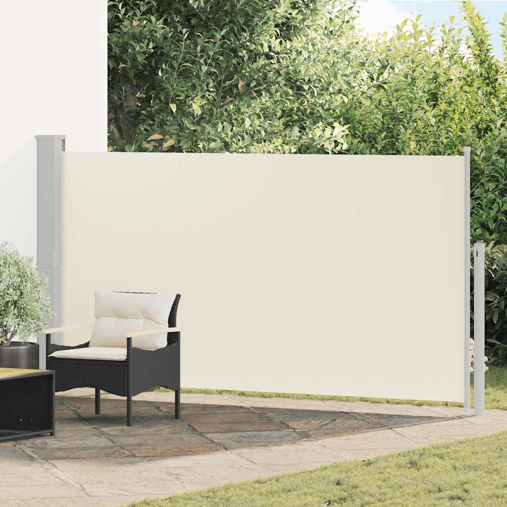 Blue Retractable Garden Side Awning 100x300 cm