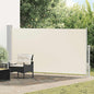 Toldo lateral retráctil de jardín azul 100x300 cm
