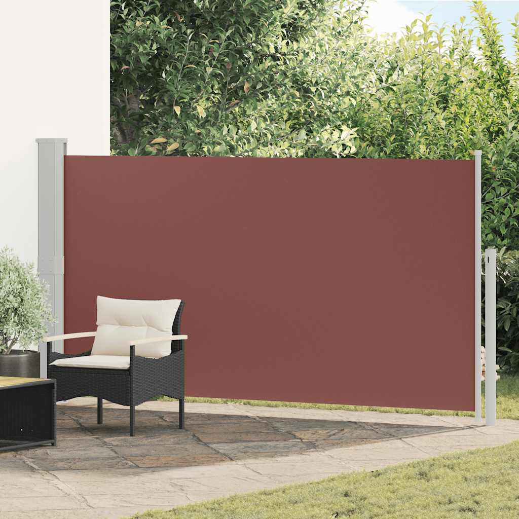 Blue Retractable Garden Side Awning 100x300 cm