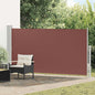 Toldo lateral retráctil de jardín azul 100x300 cm